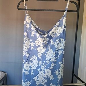 Scoopneck Slip Midi Dress